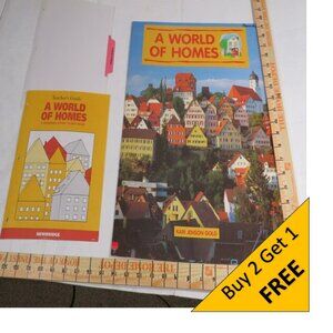 A world of Homes BIG BOOK (almost 2 feet tall) with teacher pages  Classroom